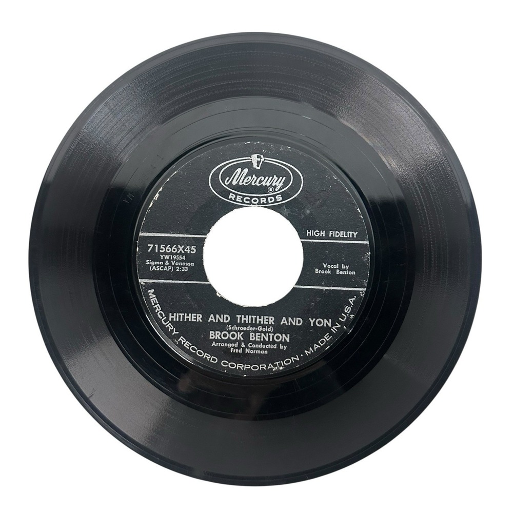 Brook Benton Hither & Thither & Yon / The Ties That Bind 7" 45 Single 71566X45
